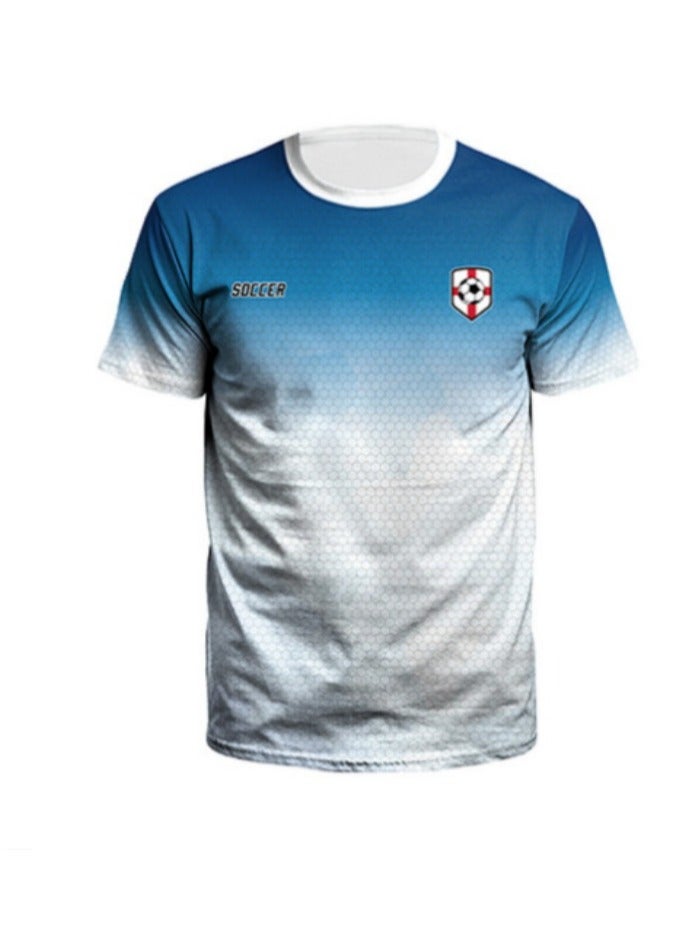 KUYING New Football Jersey Top With Short Sleeves - Image 1