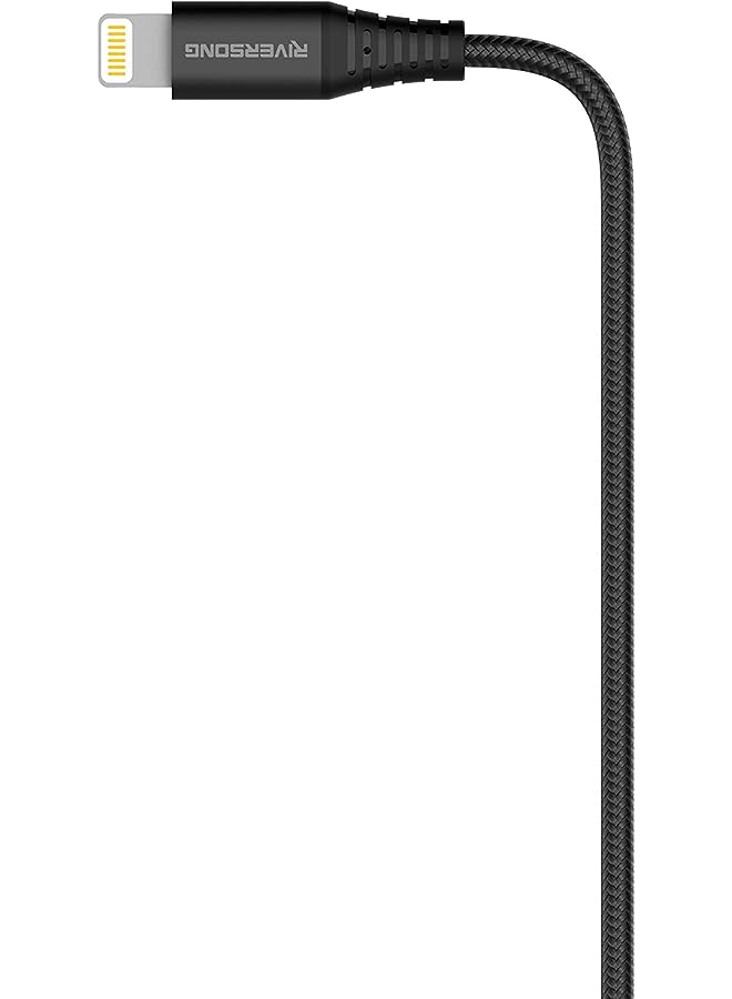 RIVERSONG Mob Charger Beta Ct20 1M 2.4A Black - Image 1