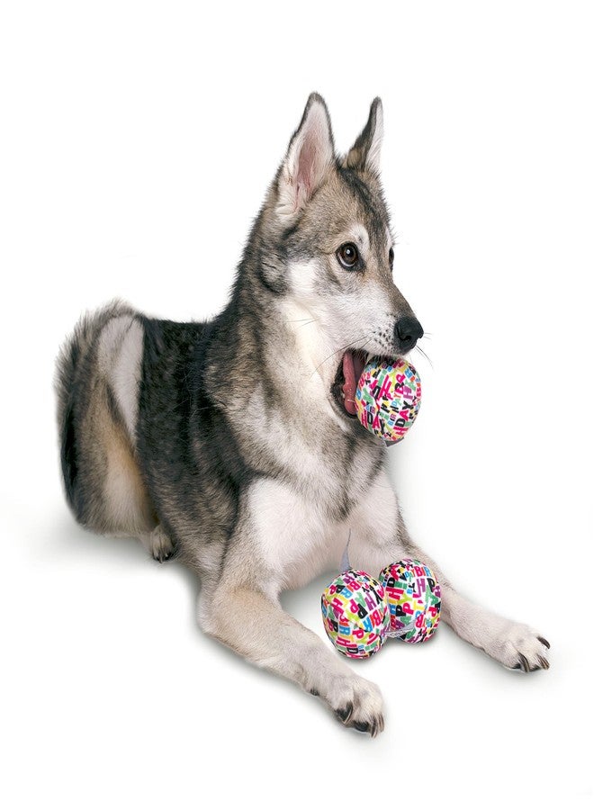 Midlee Plush Birthday Balls Dog Toy- Set of 3 (Small) - Image 2