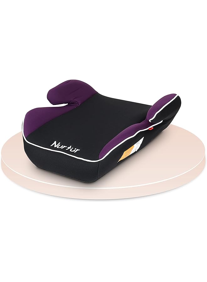 نورتر مسند ذراع للمقعد الداعم من نوفا كيدز سهل التركيب وقاعدة مبطنة واسعة ومناسبة عالميًا ومناسبة من 4 سنوات إلى 12 سنة المجموعة 2 3 منتج رسمي أرجواني - Image 1