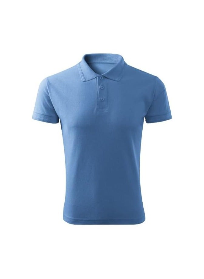 PRINTSHOP4ME Pack of 10 Pcs Men's Regular-Fit Golf Polo T-shirt Pure Cotton Short Sleeve 220 GSM Basic Colors  - Image 2