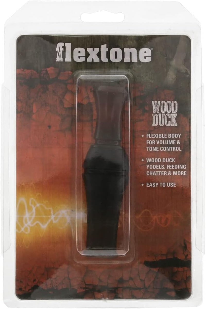 FlexTone Hunting Waterfowl Realistic Sounds Adjustable Volume Flexible Body Wood Duck Game Call - Image 5