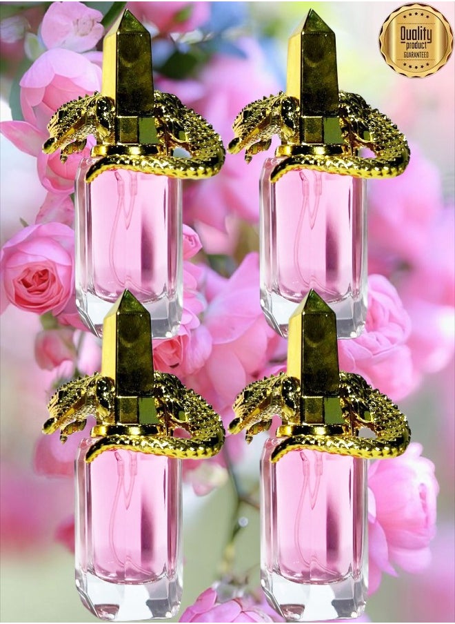 Pink gold 4 Pieces Classic Christian Pink Gold EDP 25ML  - Image 1