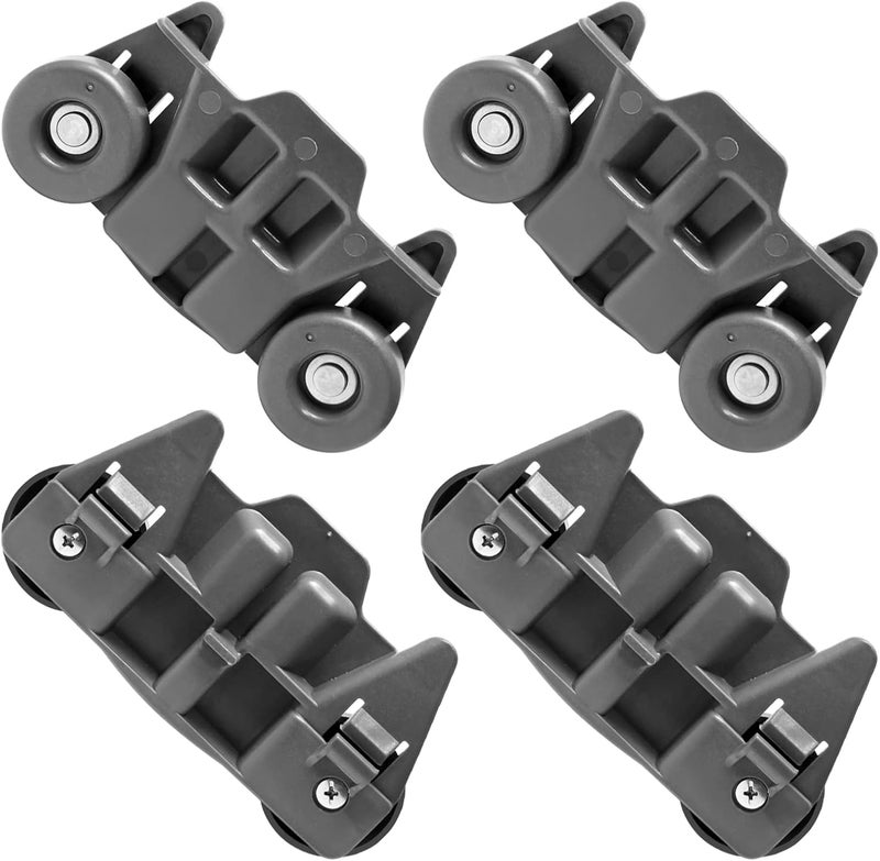 Alvar Upgraded W10195416V W10195416 Dishwasher Wheels Lower Rack for Kitchenaid Dishwasher Rack Wheels Whirlpool Maytag Kenmore Dishwasher Rack Parts AP5983730, PS11722152 Replacement Dishwasher Wheels - Image 1