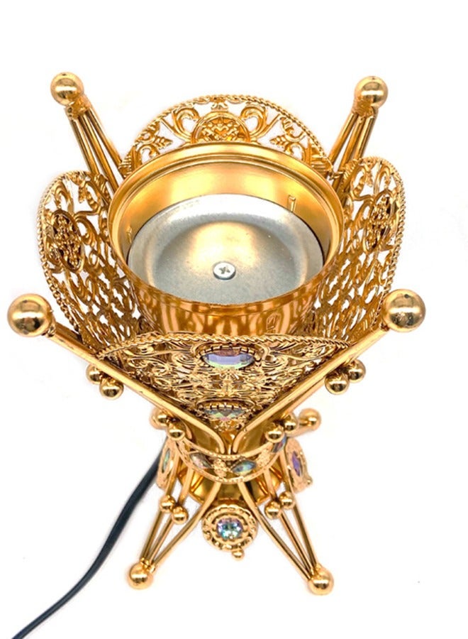 Electric Arabic Incense Burners plug Censer , Tower Shape Metal Vintage Incense Burner - Image 3