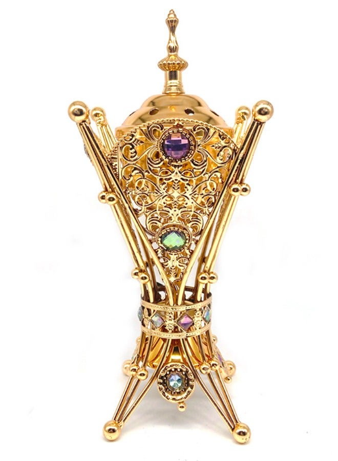 Electric Arabic Incense Burners plug Censer , Tower Shape Metal Vintage Incense Burner - Image 1