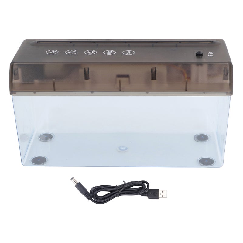 Strip Cut Paper Shredder USB Or Battery Powered Electric A4 Paper Cutting Machine for Office School Home Use - Image 1