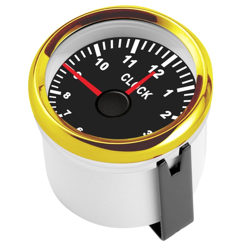Universal Hour Meter: 12V/24V IP67 Waterproof Gauge - 316L Stainless Steel Front Cover Ring Anti-Fog Curved Glass for Marine Boat Yacht RV Automotive Motorcycle Vehicle Engine - Image 5