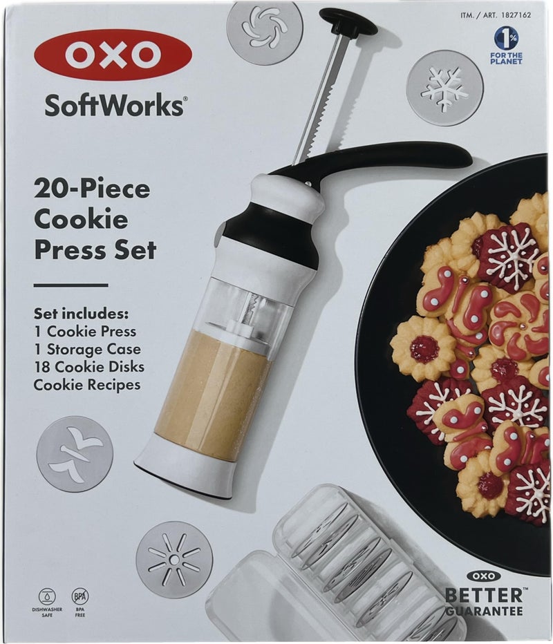 OXO Softworks 20-Piece Cookie Press Set - Image 1