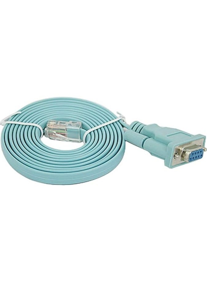 erorex Console Cable, RJ45 Ethernet to RS232 DB9 Computer Port Serial Parent Router Network Adapter Cable for Compatible Cisco Router, Firewall, Switch 1.5 meter - Image 5