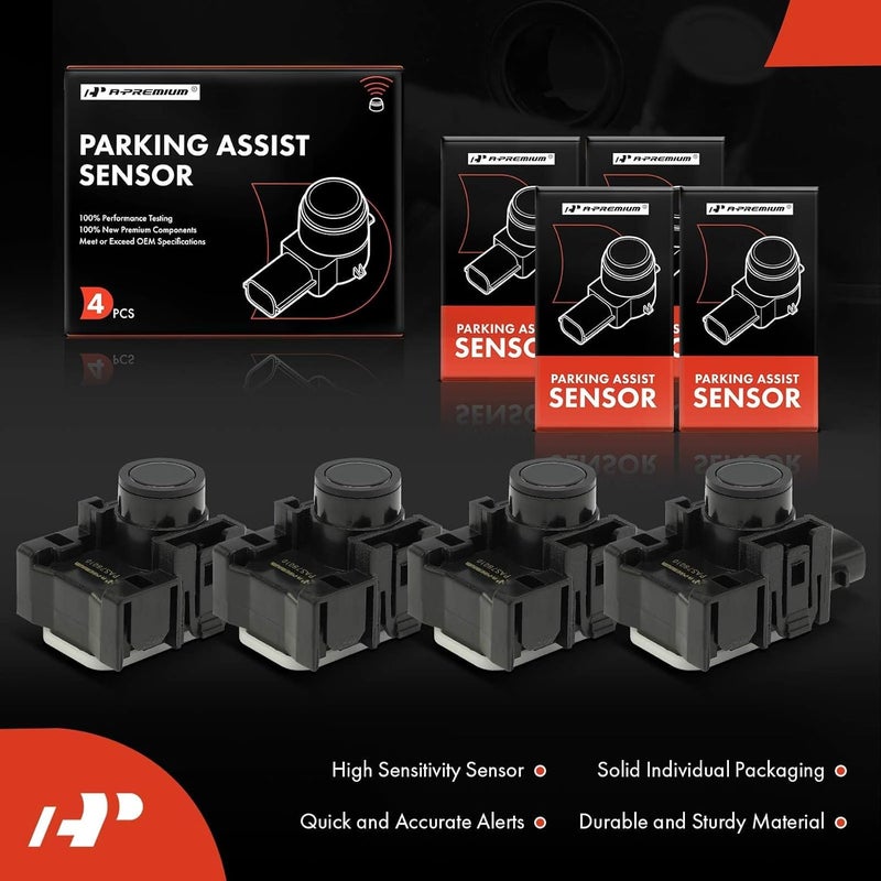 A-Premium 4-PC Reverse Backup Parking Assist Sensor for Lexus Models - Image 2