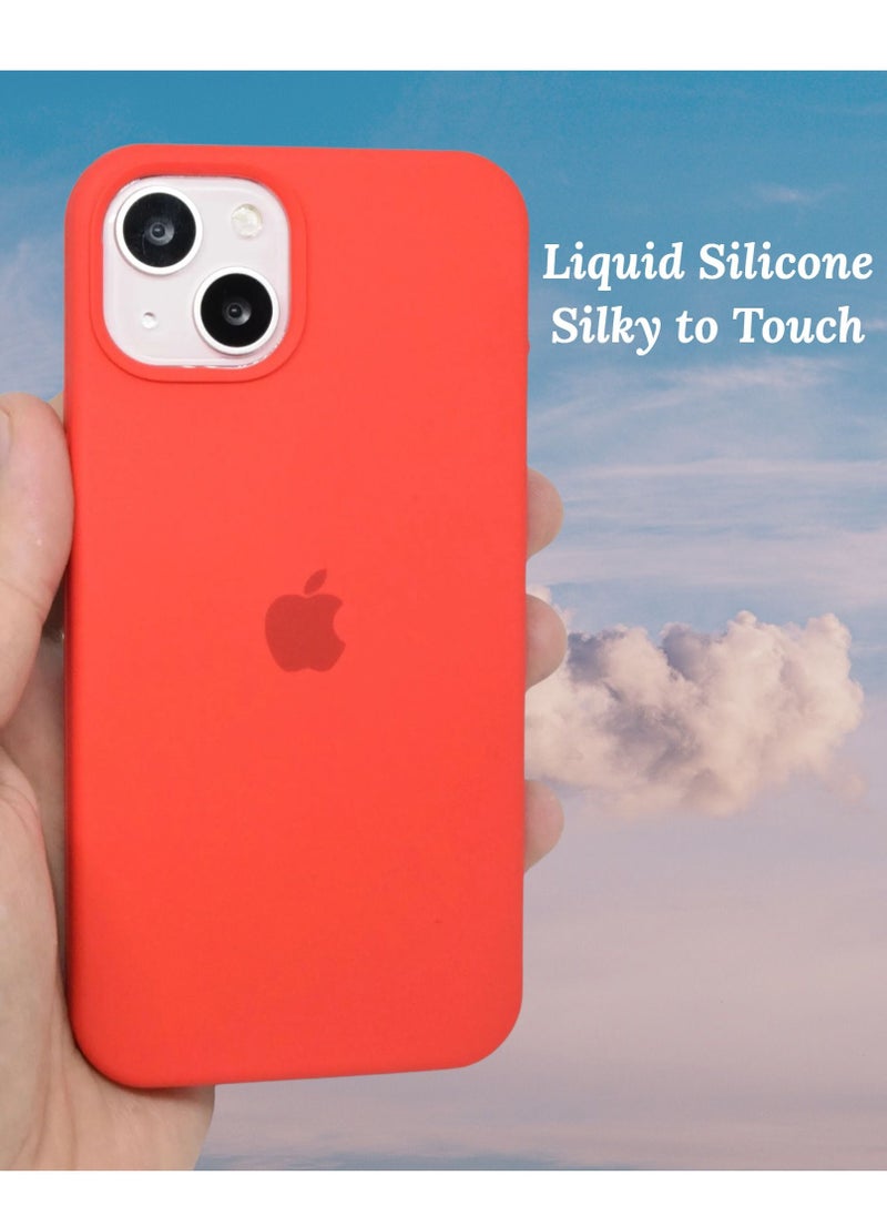BORTONY - iPhone 13 Case Liquid Silicone Anti Scratch Anti Fingerprint Soft Silky Touch Shockproof Protective Cover for Apple iPhone 13 - Image 1