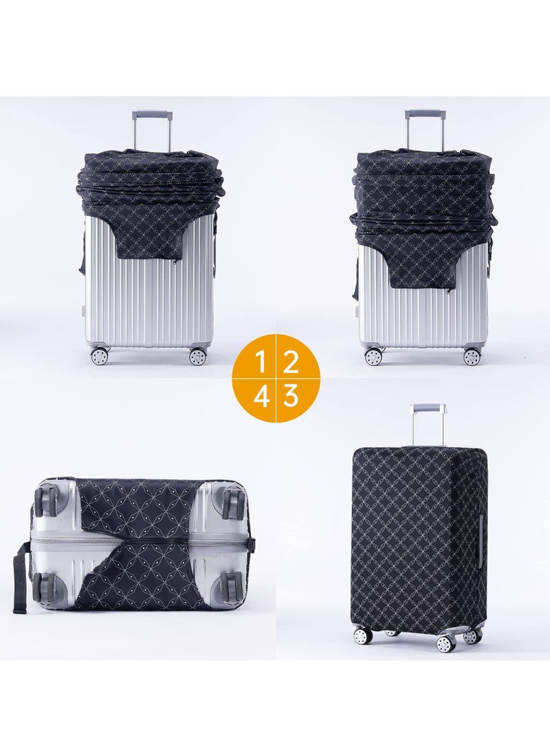 SYOSI Washable Luggage Cover for 26-28 Inch Suitcases, Anti-scratch Suitcase Protector, Keep Your Luggage Looking New  - Image 5