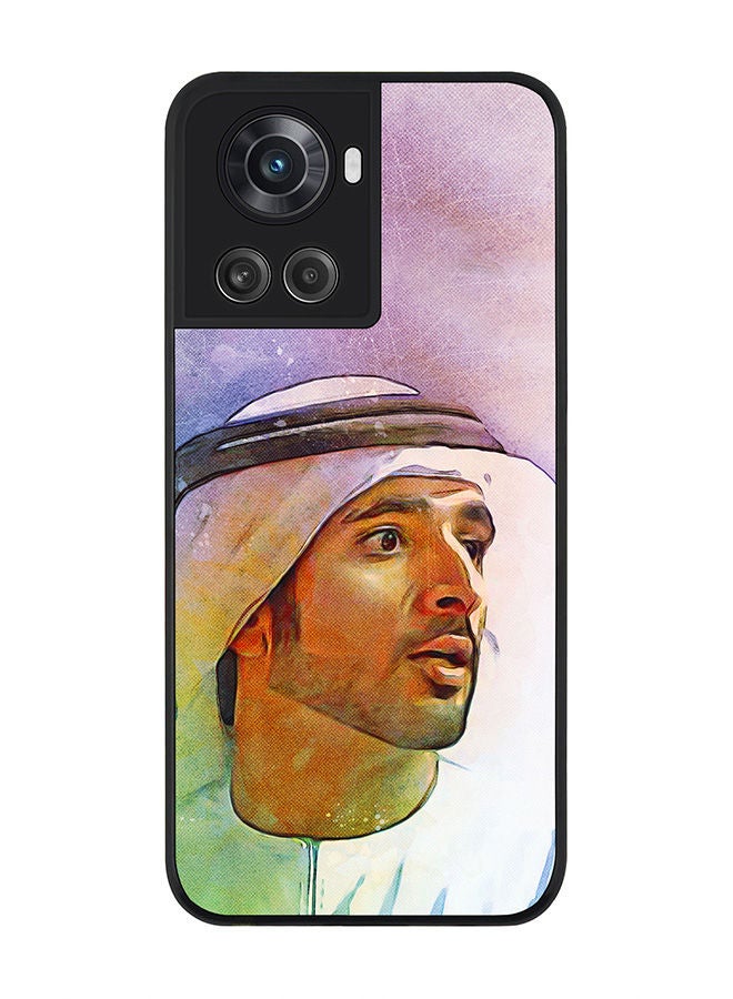 Stylizedd حافظة حواف سوداء متينة لهاتف OnePlus 10R 5G / OnePlus Ace 5G، حافظة مرنة رقيقة من مطاط TPU مع حواف مضادة للسقوط - فزاع الشيخ حمدان - Image 1