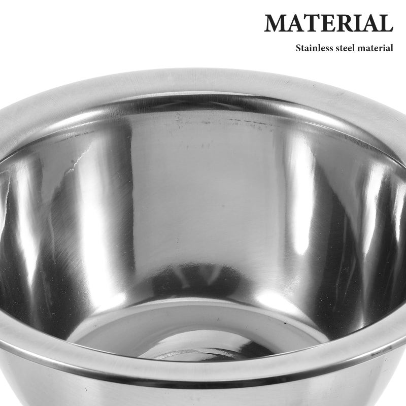 Stainless Steel Mixing Bowl 17cm Kitchen Prep Container Salad Serving Bowl for Cooking Baking - Image 4