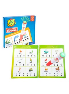 Educational Insights Hot Dots Let'S Learn Kindergarten Reading - Learn Spelling & Reading Workbook With Interactive Pen, Ages 5+  - Image 1