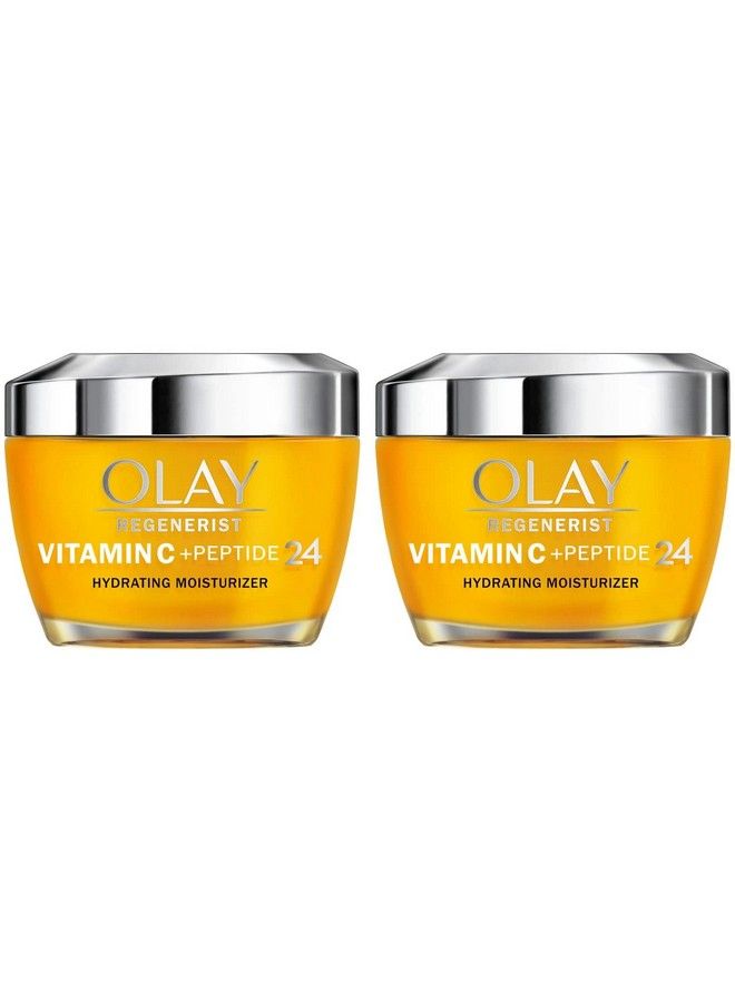Olay Regenerist Vitamin C + Peptide 24 Face Moisturizer 17 Ounce (2 Count) - Image 1