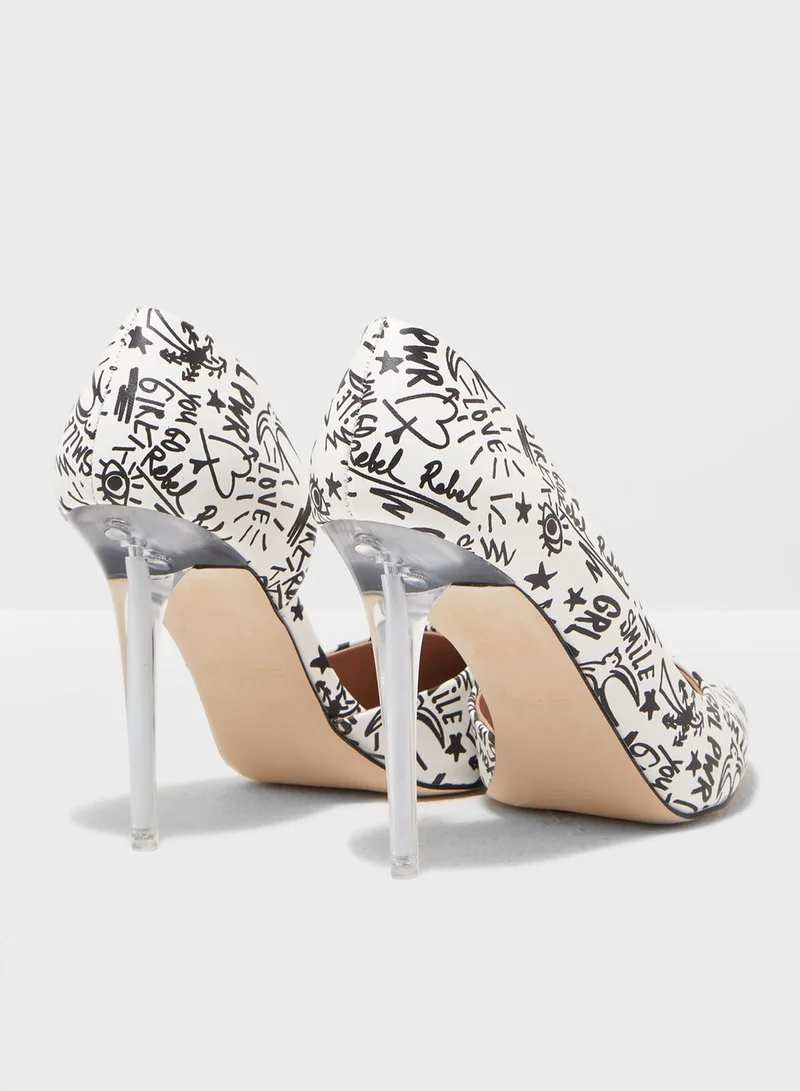 CALL IT SPRING Half D'Orsay Pump