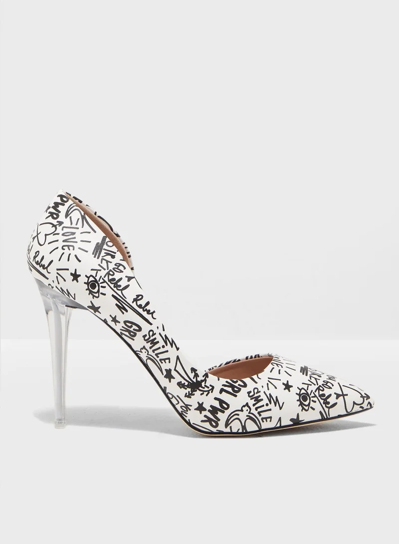 CALL IT SPRING Half D'Orsay Pump