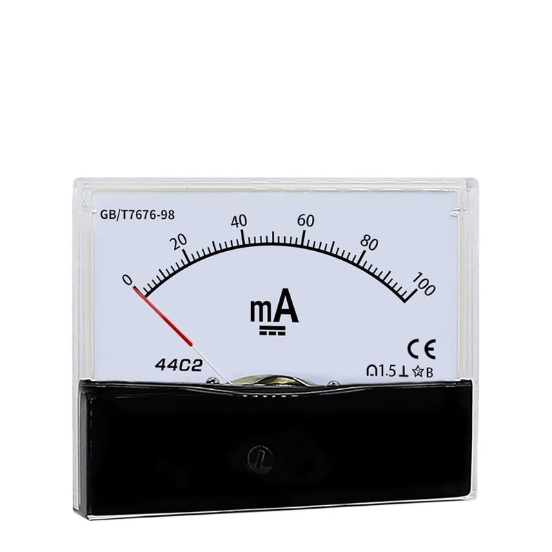 1pcs DC/AC Milliampere Meter, Ammeter, Small Current Test,Panel size80mm* 100mm, Hole Size 59mm(44C2 DC,1mA) - Image 3