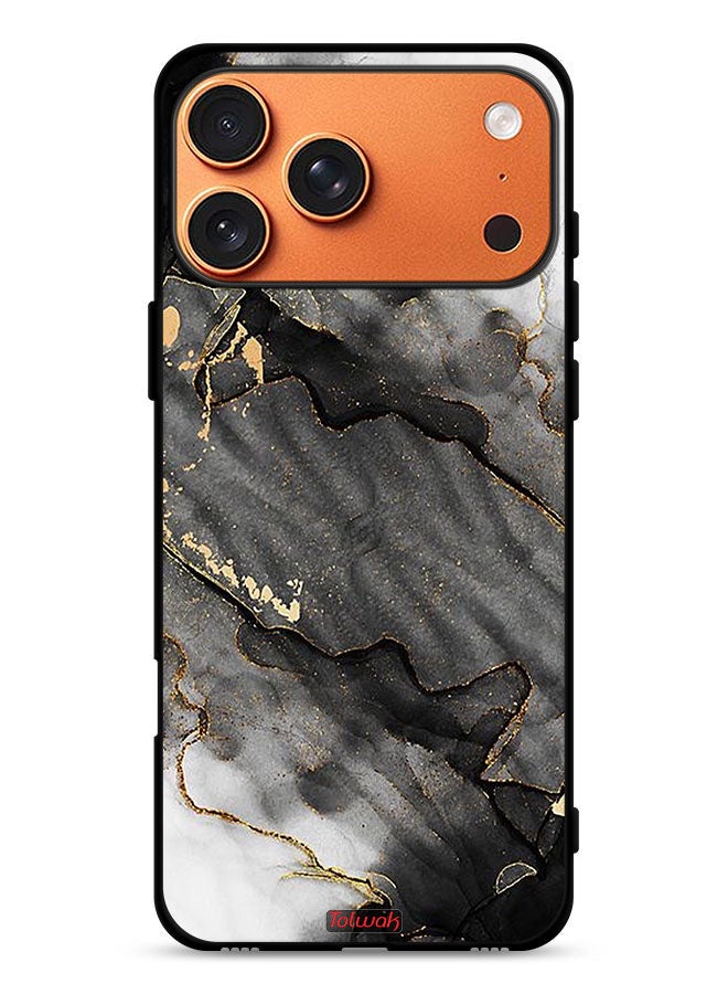 Tolwak Apple iPhone 17 Pro Max Protective Case Cover Glitter Marble - Image 1