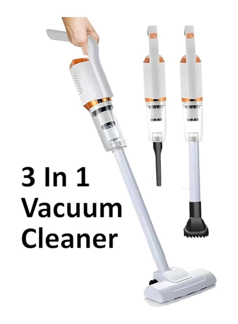 TIGER 3-in-1 Cordless Vacuum Cleaner - Rechargeable, Powerful Dust Filter, 35-Minute Runtime, Lightweight & Ultra-Quiet Stick Vacuum - Best Handheld Pet Vacuum for Home, Office, and Car Cleaning - Image 2