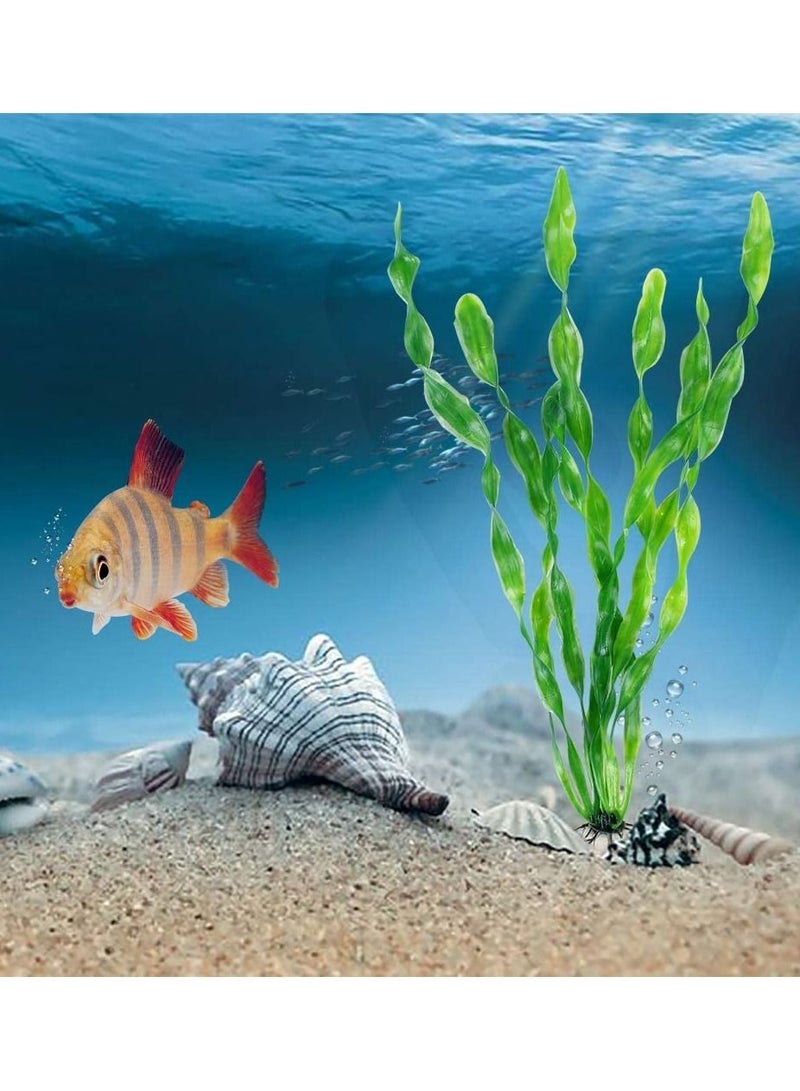 نباتات مياه الأعشاب البحرية الاصطناعية لتزيين الأكواريوم 10 قطع - Image 5