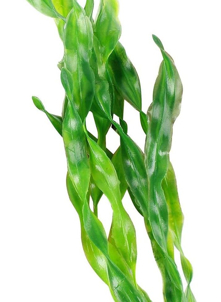 نباتات مياه الأعشاب البحرية الاصطناعية لتزيين الأكواريوم 10 قطع - Image 3