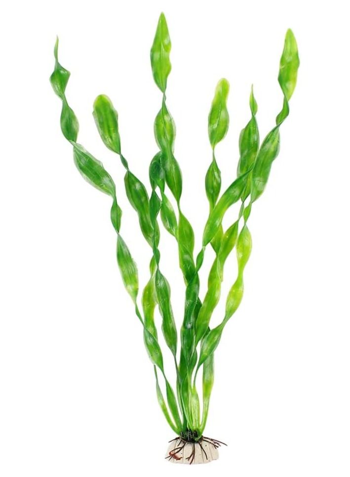 نباتات مياه الأعشاب البحرية الاصطناعية لتزيين الأكواريوم 10 قطع - Image 2