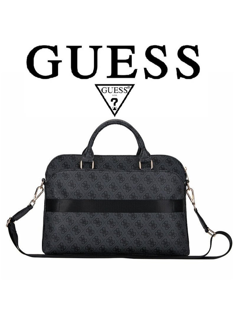 جس شنطة لابتوب شنط جس بمقاس 16انش، شنطة جس مناسبة للابتوب بمقاسات 13/14/15/16 انش، حقيبة لابتوب مصنوعة من الجلد. شنطة لابتوب بتصميم فرنسي انيق وفاخر. شنطة لاب توب اصلية ومعتمد من جس. أسود - Image 3