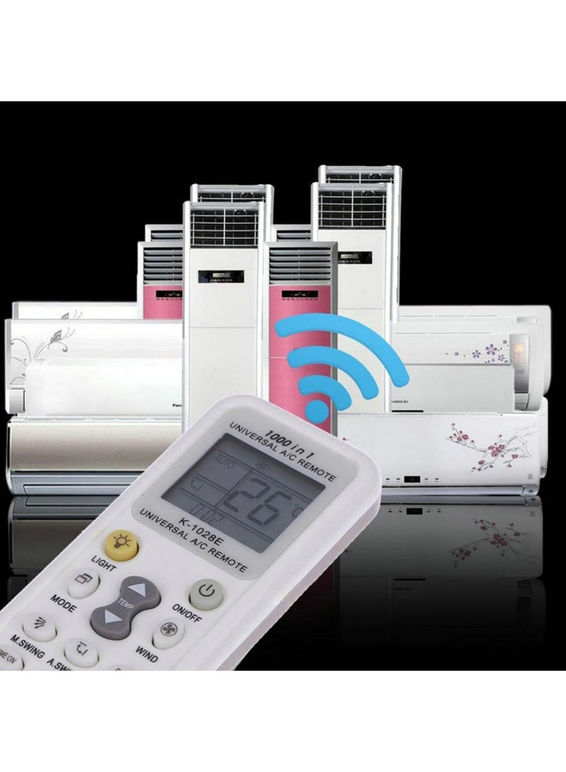 YOUGE 2Pcs Remote Control for All Types of Air Conditioners,Universal A/C Air Conditioner Remote Control LCD Conditioning Controller 1000 in 1 for Mitsubishi Toshiba HITACHI FUJITSU Daewoo LG Sharp Samsung ELECTROLUX SANYO Air Condition Conditioner - Image 2