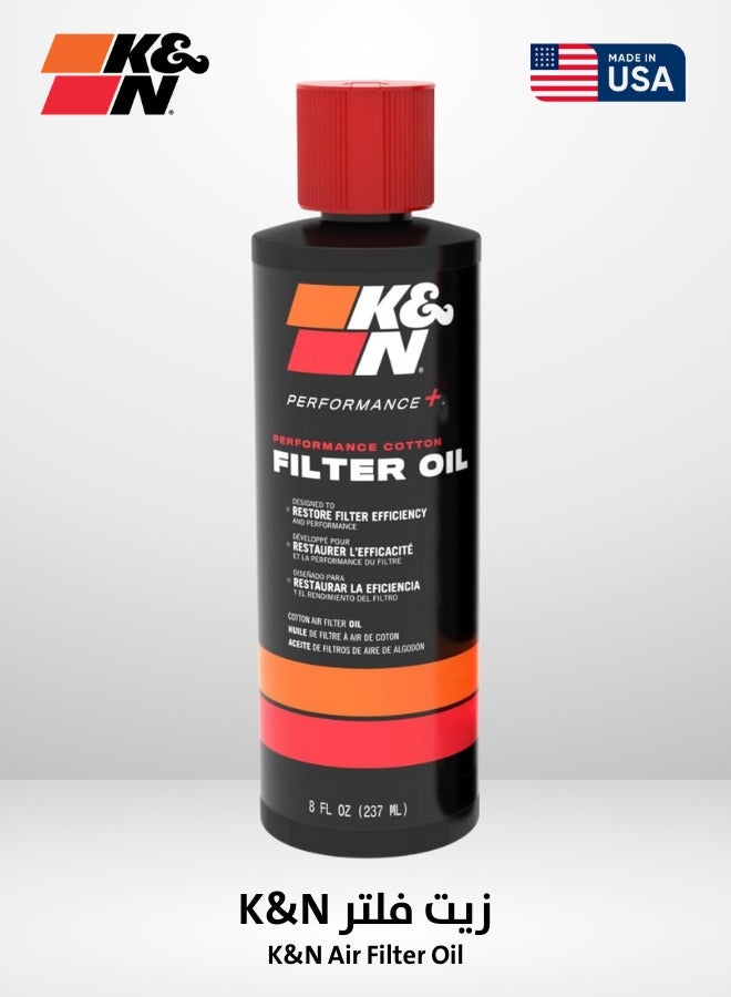 كيه آند إن K&N زيت منظف فلتر 8 oz - Image 1