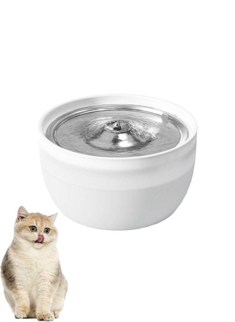 Kidle 3L Automatic Stainless Steel Cat Water Fountain Pet Water Dispenser Automatic Circulating Cat Water Feeder  - Image 1