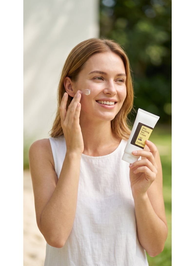 CetaMara Sunscreen moisturizer sunscreen spf 50+ for face  skin care sunblock makeup cream for outdoor travel uv light sun cream - Image 5