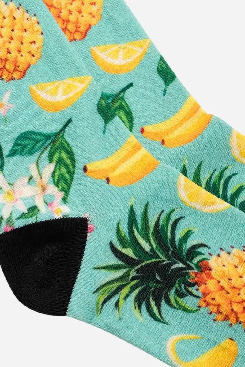Aytuğ Unisex Cotton Jasmine Patterned Fun Socks - A-Dfs-Ys