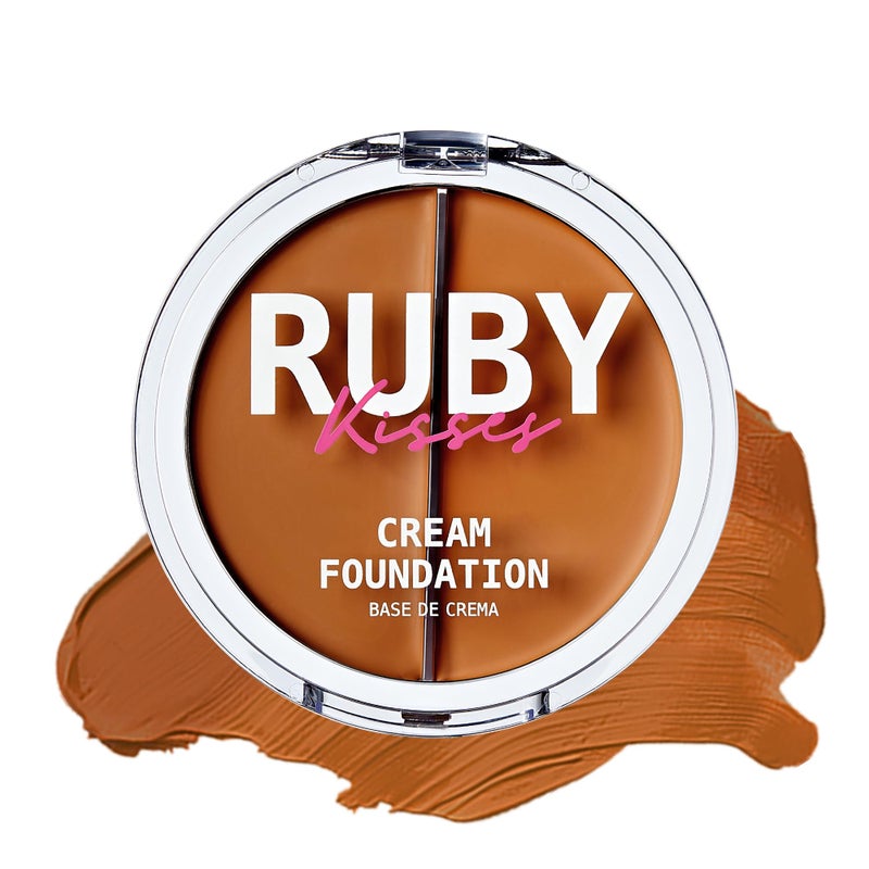 Ruby Kisses 3D Face Creator Cream Foundation  Concealer 12 Hours Long Lasting Medium to Full Coverage NonGreasy Ideal for Makeup  Contour Palette Level 9