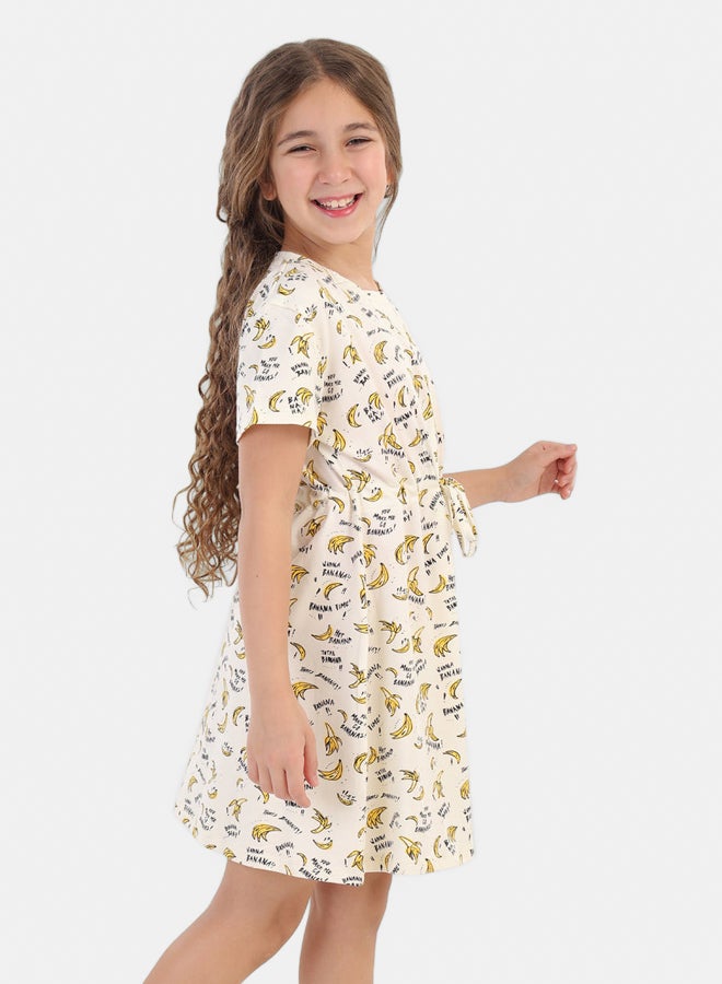 Carina Girly Bananas Print Nightgown - Image 2