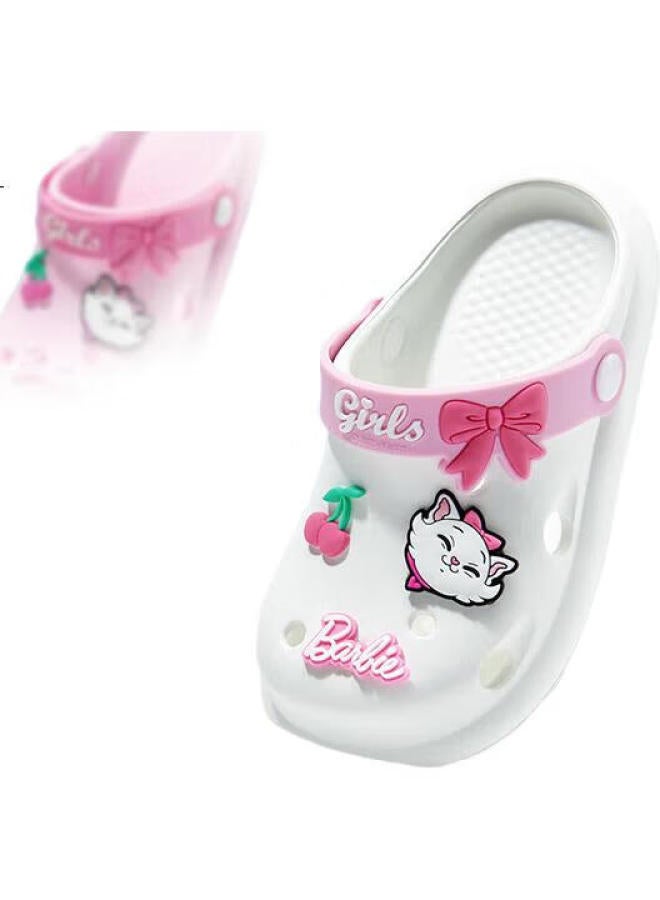 Barbie Girls' Sandals Beach Slippers Cute Girls' Da6810 Beige 19 - Image 1