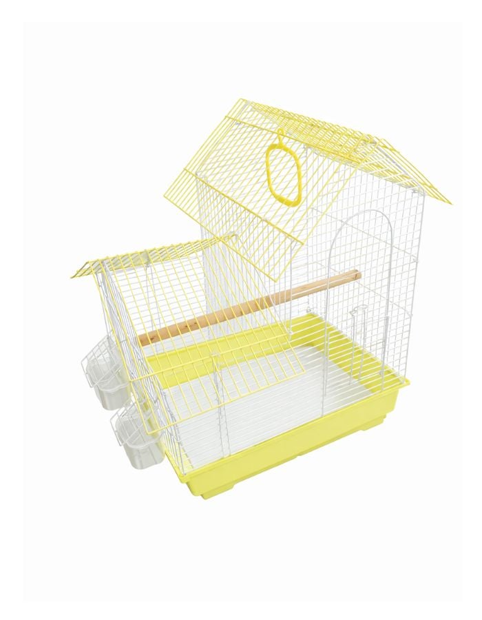 Petto Bird Cage for Small Birds | Durable Metal Cage with Tray | 35 × 28 × 45 cm - Image 3