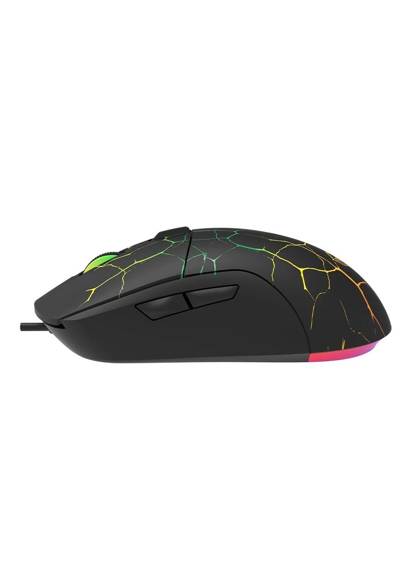 Gecko 6d wired store led optical mouse