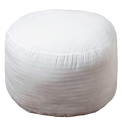 Asuprui Pouf Ottoman Filling Footstool Filler Polyfill Stuffing Stuffing Ottoman Filler Pouf Insert Bean Bag Filler 20x20x12 Inches Round Floor Bean Bag Chair Filling - Image 1