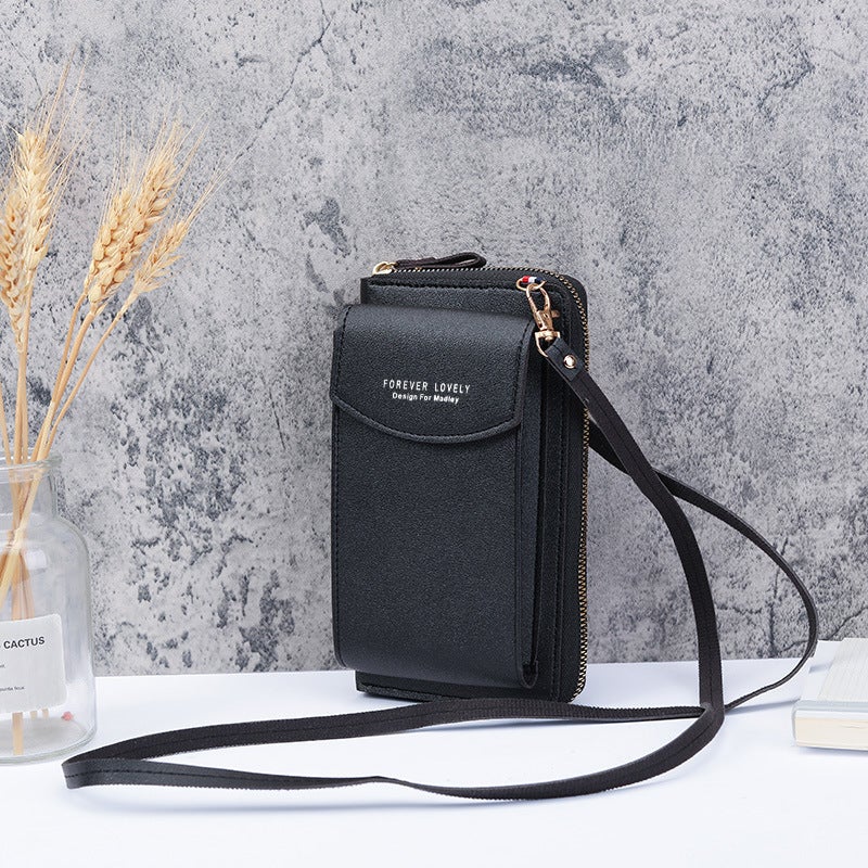 Multifunctional Solid Color PU Leather Wallet, RFID Blocking Design Portable Daily Storage Purse for Cards Cash Coin Business Use - Image 3