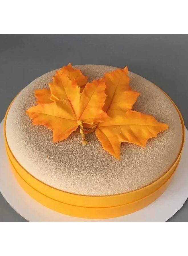 MIYAHOUSE Pumpkin Maple Leaves Fondant Mold Fall Thanksgiving Theme Silicone Mold Mini 3D Pumpkin Maple Leaves Mold For Cake Decoration Cupcake Topper Candy Chocolate Gum Paste Set Of 6 - Image 4