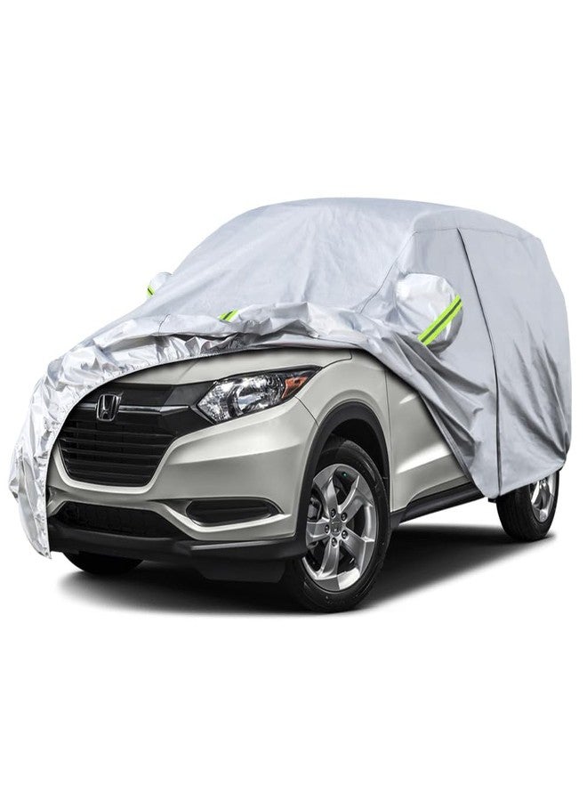 Koukou SUV Car Cover Custom Fit Honda HRV from 1998 to 2025,Waterproof Car Cover All Weather for Automobiles Outdoor Indoor with Zipper Door, Sun Rain Dust Snow Protection. - Image 1