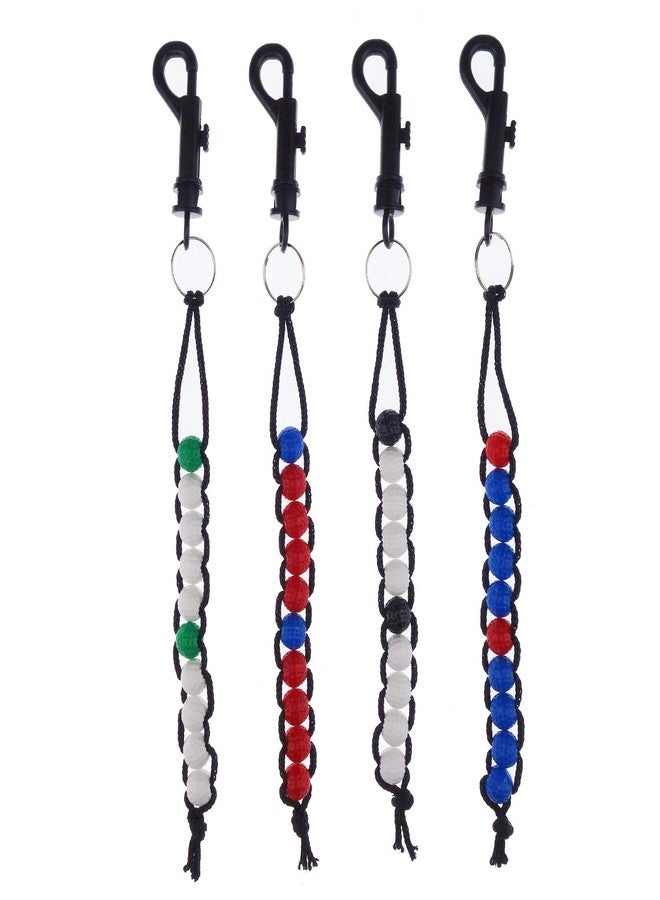 Zelerdo 4 Pack Golf Beads Count Stroke Score Counter, 4 Colors - Image 1