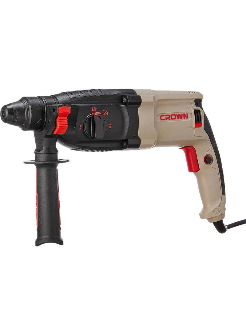 Crown rotary hammer sds plus 26mm 800w (ct18182 bmc) - Image 3