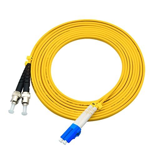 Jeirdus 1Meter 3ft LC to ST Duplex 9/125 Single-Mode Fiber Optic Cable Jumper Optical Patch Cord LC-ST - Image 4