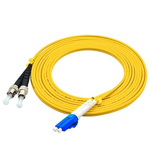 Jeirdus 1Meter 3ft LC to ST Duplex 9/125 Single-Mode Fiber Optic Cable Jumper Optical Patch Cord LC-ST - Image 5