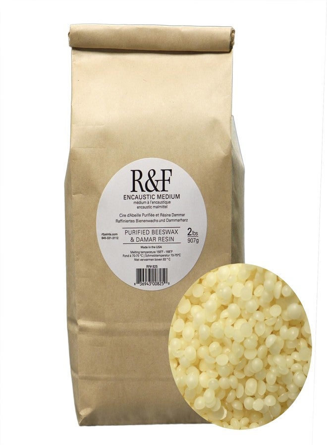 R&F Handmade Paints 2-Pound Encaustic Bagged Pellets, Medium (825) - Image 1