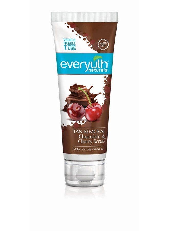 Everyuth Naturals Pure & Light Tan Removal Choco Cherry Scrub 50Gm Bottle - Image 1